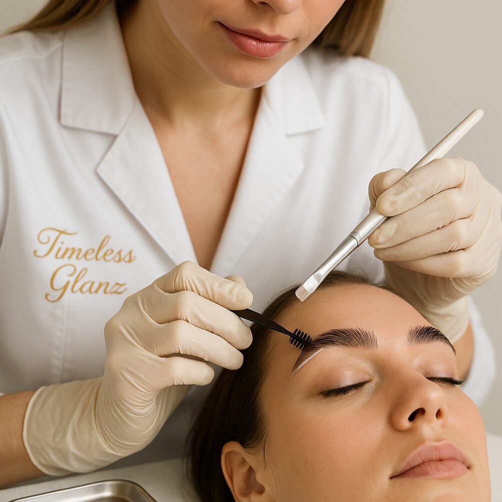 Augenbrauen-Laminierung
